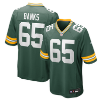 Green Bay Packers Aaron Banks Nike Green Team Game Jersey