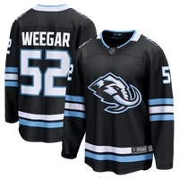 Utah Mammoth MacKenzie Weegar Fanatics Black Home Breakaway Jersey
