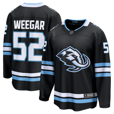 Utah Mammoth MacKenzie Weegar Fanatics Black Home Breakaway Jersey
