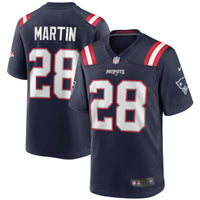 New England Patriots Curtis Martin Nike Navy Game Retired Player Jersey