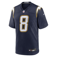 Los Angeles Chargers Omarion Hampton Nike Navy Alternate Super Chargers Game Player Jersey