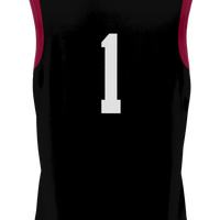 #1 UMass Minutemen GameDay Greats Lightweight Basketball Jersey - Black