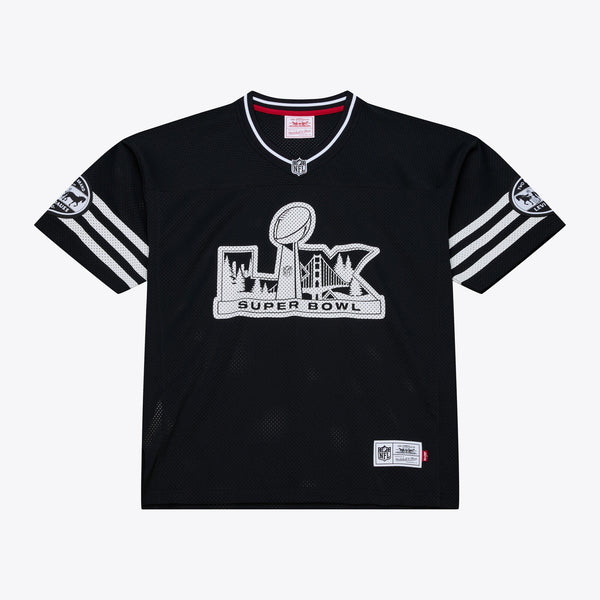 Super Bowl LX Mitchell & Ness x Levi's Black Legacy Jersey