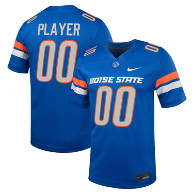 Boise State Broncos Nike NIL Pick-A-Player Football Game Jersey - Royal