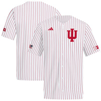 Indiana Hoosiers adidas Home Replica Baseball Jersey - White