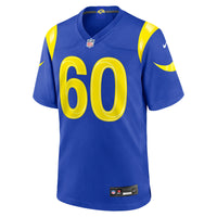 Los Angeles Rams Wyatt Bowles Nike Royal Team Game Jersey