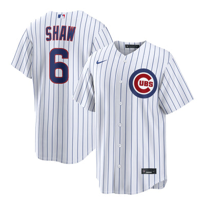 Chicago Cubs Matt Shaw Nike White Home Replica Jersey