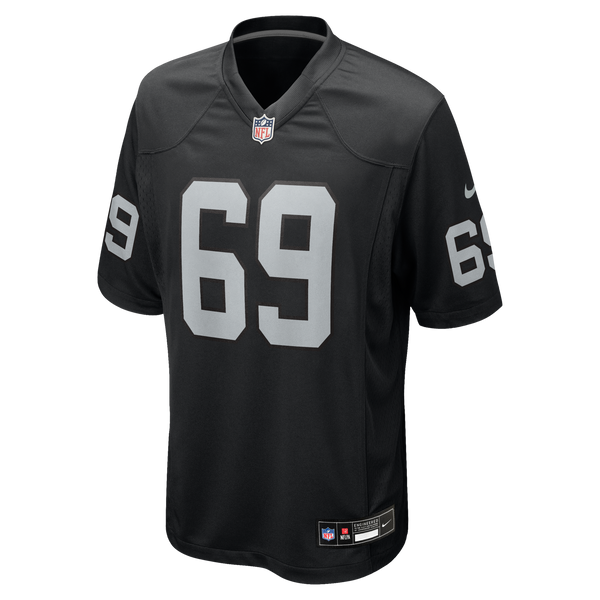 Las Vegas Raiders Adam Butler Nike Black Team Game Jersey
