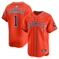 Houston Astros Carlos Correa Nike Orange Alternate Limited Player Jersey