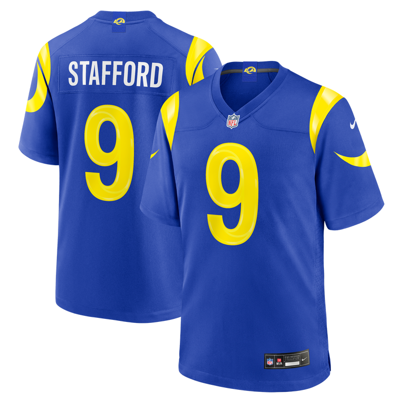 Los Angeles Rams Matthew Stafford Nike Royal Team Game Player Jersey