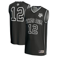 #12 Texas A&M Aggies GameDay Greats Basketball Lightweight Fashion Jersey - Black