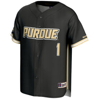 #1 Purdue Boilermakers GameDay Greats Lightweight Baseball Jersey - Gold