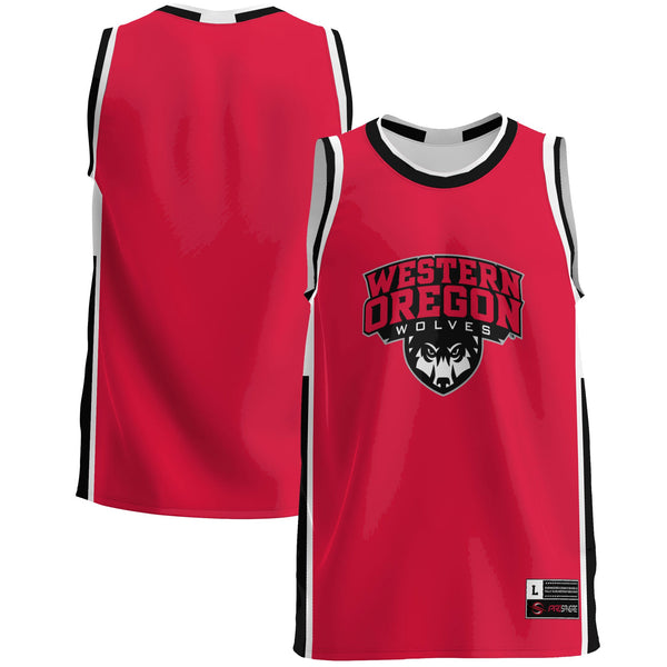 Western Oregon Wolves GameDay Greats Lightweight Basketball Jersey - Red