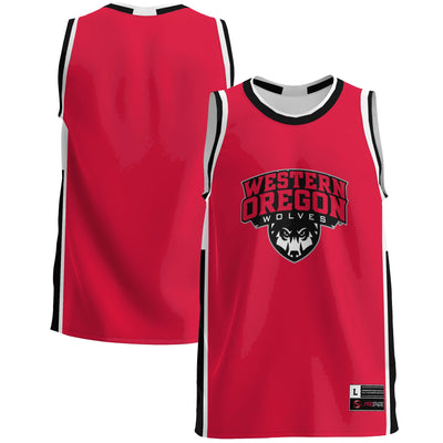 Western Oregon Wolves GameDay Greats Lightweight Basketball Jersey - Red