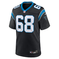 Carolina Panthers Damien Lewis Nike Black Game Jersey