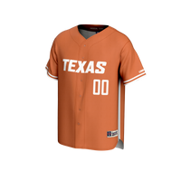 Texas Longhorns GameDay Greats NIL Pick-A-Player Lightweight Baseball Jersey - Burnt Orange