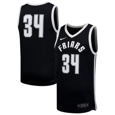 #34 Providence Friars Nike Replica Basketball Jersey - Black