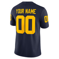 Michigan Wolverines Nike Custom Football Game Jersey - Jordan Brand