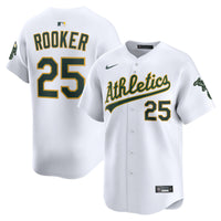 Athletics Brent Rooker Nike White Home Limited Player Jersey