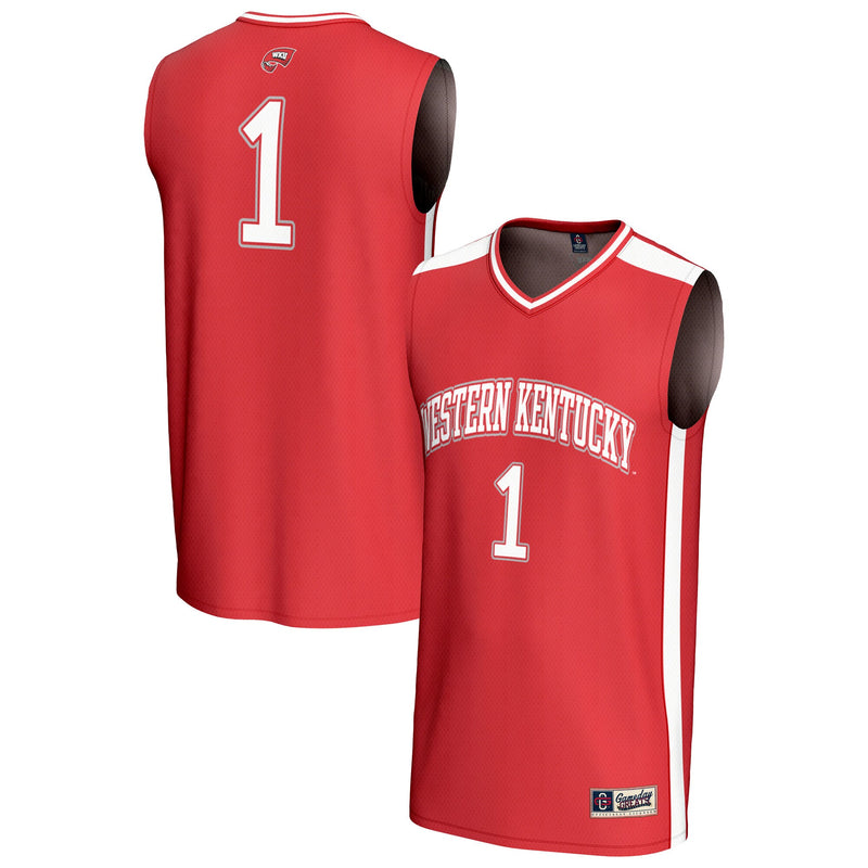 #1 Western Kentucky Hilltoppers GameDay Greats Lightweight Collegiate Basketball Fashion Jersey - Red