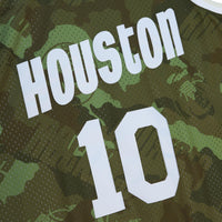 Houston Rockets Mitchell & Ness Sam Cassell 1993 Ghost Camo Swingman Jersey - Green