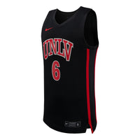 #6 UNLV Rebels Nike Replica Basketball Jersey - Black