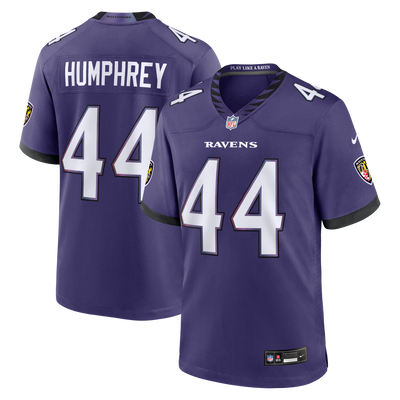 Baltimore Ravens Marlon Humphrey Nike Purple Team Game Jersey