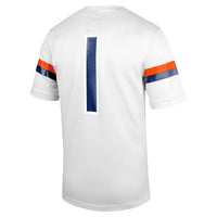 #1 Virginia Cavaliers Nike Untouchable Football Jersey – White