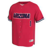 Arizona Wildcats GameDay Greats Lightweight Collegiate Baseball Fashion Jersey - Red