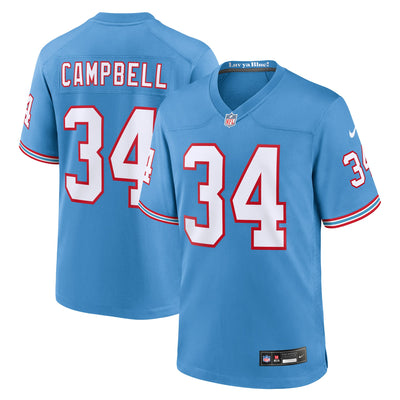 Tennessee Titans Earl Campbell Nike Light Blue Retired Player Alternate Game Jersey