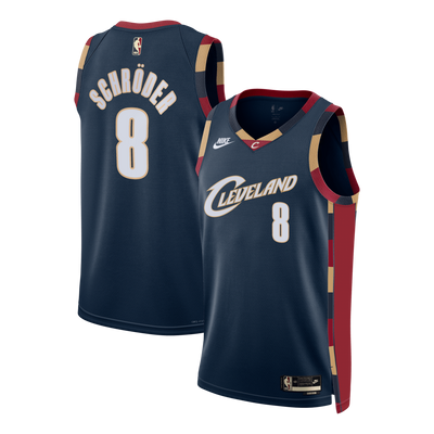 Cleveland Cavaliers Nike Classic Edition Swingman Jersey - Navy - Dennis Schröder