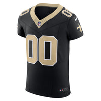 New Orleans Saints Nike Black Vapor F.U.S.E. Elite Custom Jersey