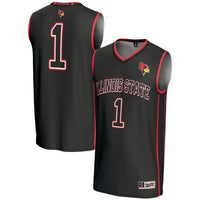 #1 Illinois State Redbirds GameDay Greats Lightweight Basketball Jersey - Black