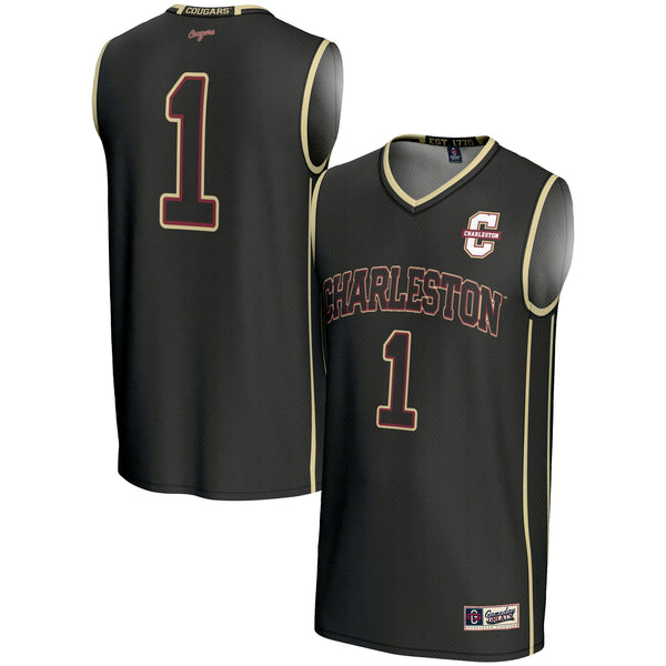 Charleston Cougars GameDay Greats #1 Basketball Jersey - Black