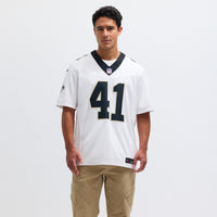 New Orleans Saints Alvin Kamara Nike White Vapor F.U.S.E. Limited Jersey