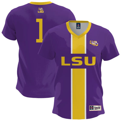 LSU Tigers GameDay Greats Lightweight Soccer Fashion Jersey - Purple