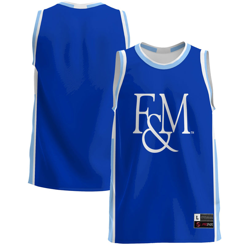 Franklin & Marshall Diplomats GameDay Greats Lightweight Basketball Jersey - Blue