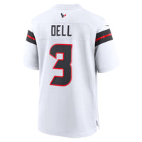 Houston Texans Tank Dell Nike White Game Jersey