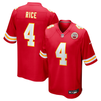 Kansas City Chiefs Rashee Rice Nike Red Game Jersey