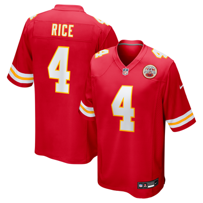 Kansas City Chiefs Rashee Rice Nike Red Game Jersey