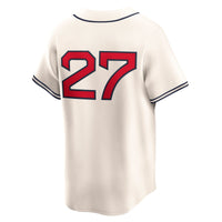 Chicago Cubs Seiya Suzuki Nike Cream Throwback Cooperstown Collection Limited Jersey