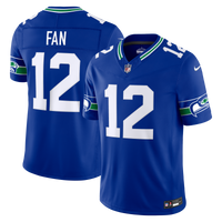 Seattle Seahawks 12s Nike Royal Alternate Vapor F.U.S.E. Stitched Limited Jersey