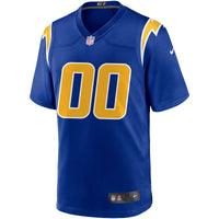 Los Angeles Chargers Nike Royal Alternate Custom Game Jersey
