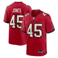 Tampa Bay Buccaneers Deion Jones Nike Red Team Game Jersey