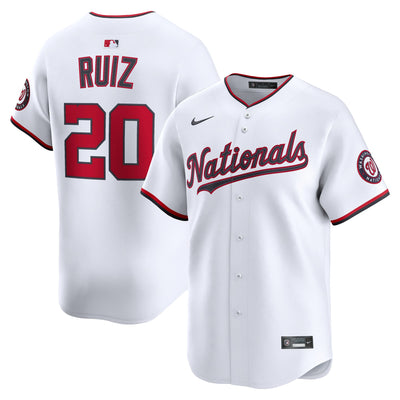 Washington Nationals Keibert Ruiz Nike White Home Limited Player Jersey