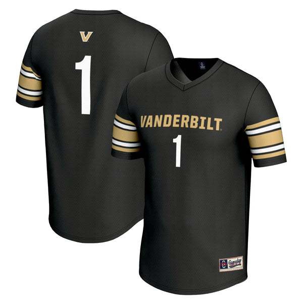 #1 Vanderbilt Commodores GameDay Greats Lightweight Lacrosse Jersey - Black