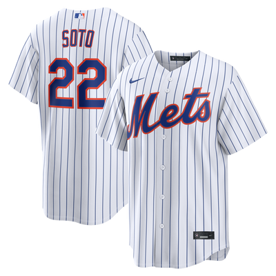 New York Mets Juan Soto Nike White Home Replica Jersey