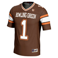 #1 Bowling Green St. Falcons GameDay Greats Endzone Football Jersey - Brown