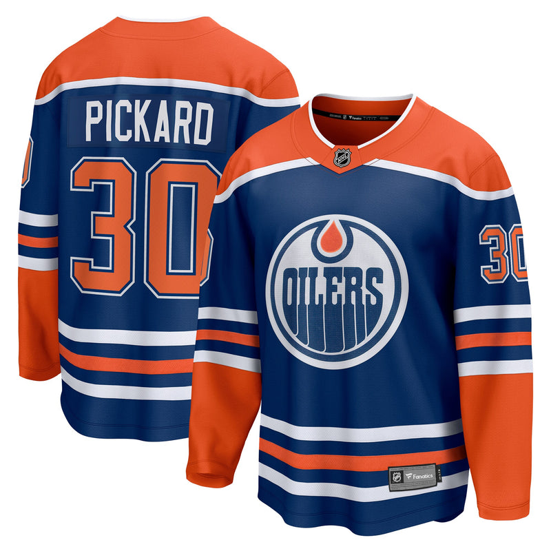 Edmonton Oilers Calvin Pickard Fanatics Royal Home Premier Breakaway Player Jersey