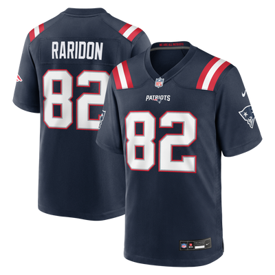 New England Patriots Eli Raridon Nike Navy Team Game Jersey